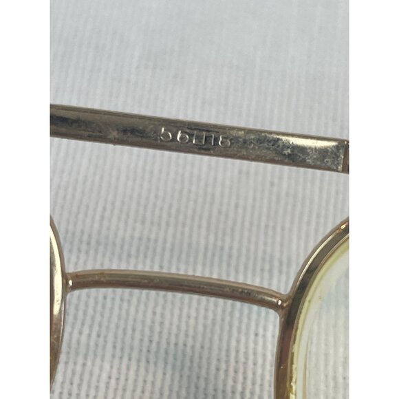 Kenmark Comfort Flex CHARLIE Eyeglass Frames Gold Wire Rim - Picture 4 of 10